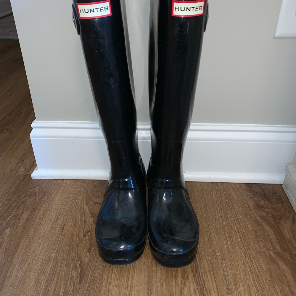 Hunter Black Rain Boots